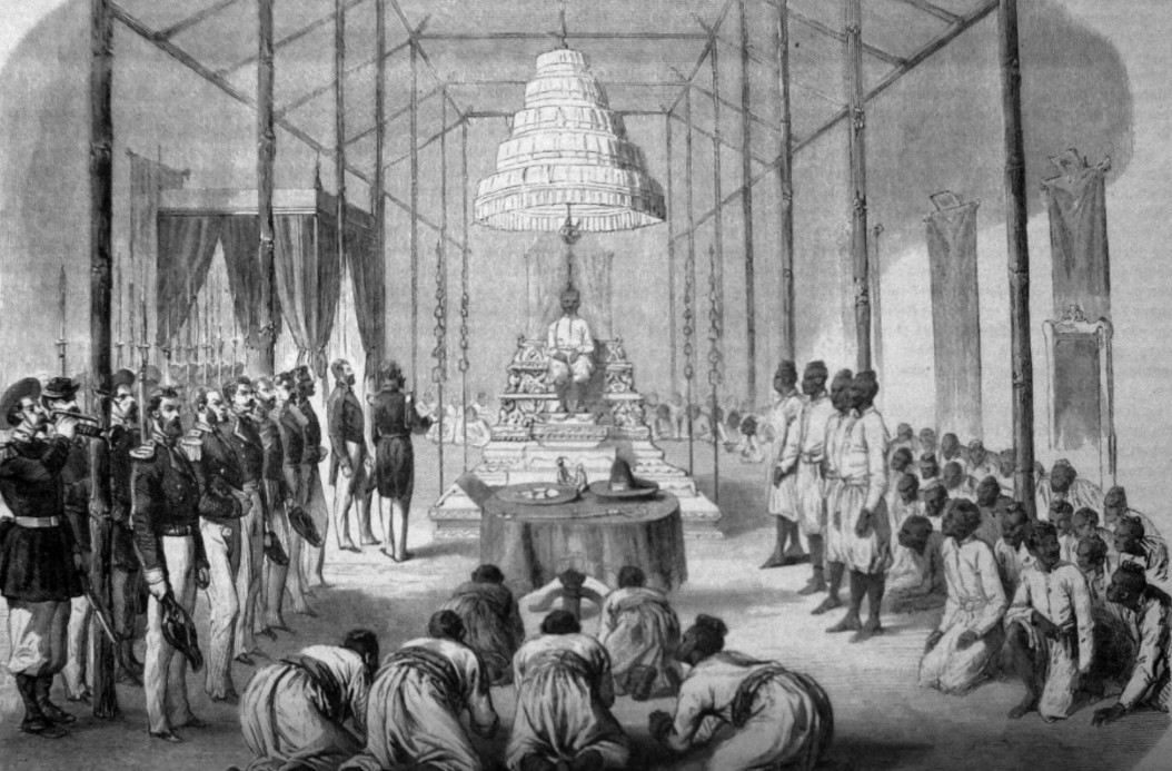 Couronnement du roi Norodom 1er à Phnom Penh 1864